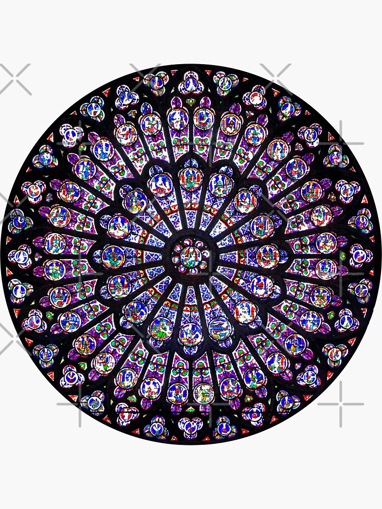 Vintage Notre Dame factory Rose Window puzzle