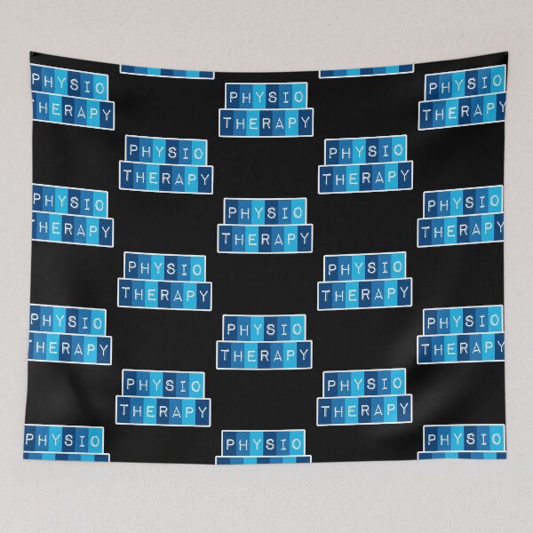 Item preview, Beautiful Physiotherapy Text Design Shades of Blue, Physical Therapy  designed and sold by doctors-apparel.