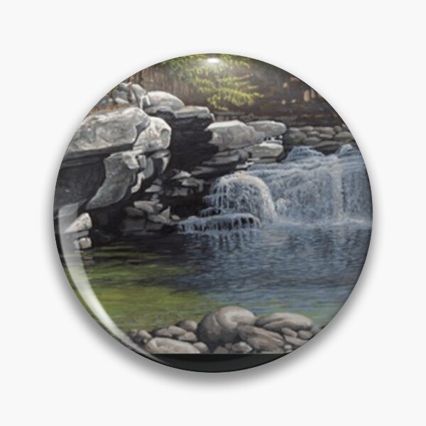 Item preview, "Bartlett&x27;s Falls" Bristol Vermont painting by Reed Prescott Long  designed and sold by tadhgstewar.