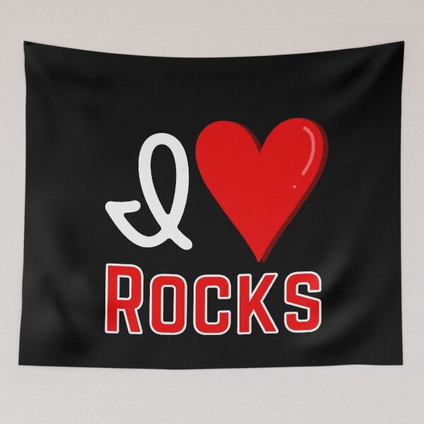Item preview, I love Rocks, Geologist Gag Gift Design designed and sold by Constant Readers.