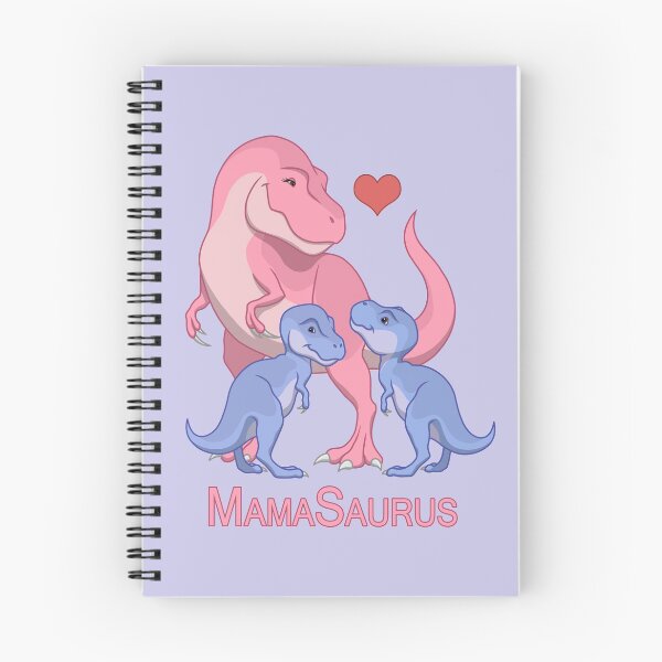 Item preview, MamaSaurus Mother & Twin Baby Boy T-Rex Dinosaurs designed and sold by csforest.