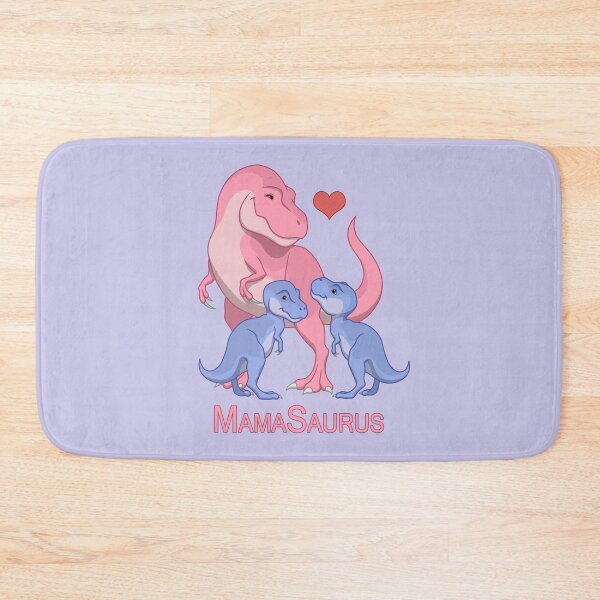 Item preview, MamaSaurus Mother & Twin Baby Boy T-Rex Dinosaurs designed and sold by csforest.
