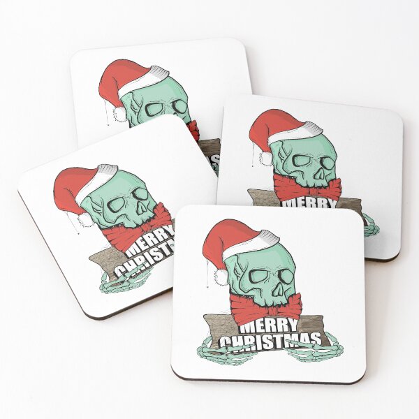 Item preview, Vintage Skull Christmas Santa hat Funny design designed and sold by theodoros20.