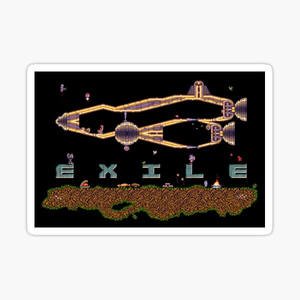 Item preview, EXILE - Logo Design BBC Micro, C64 & Amiga Classic designed and sold by ybotnosdirb.