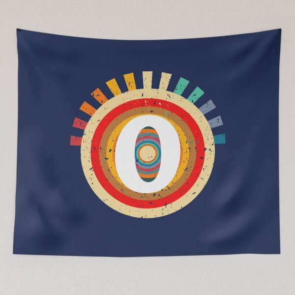Item preview, Retro Circle Letter O Monogram designed and sold by LetterMom.
