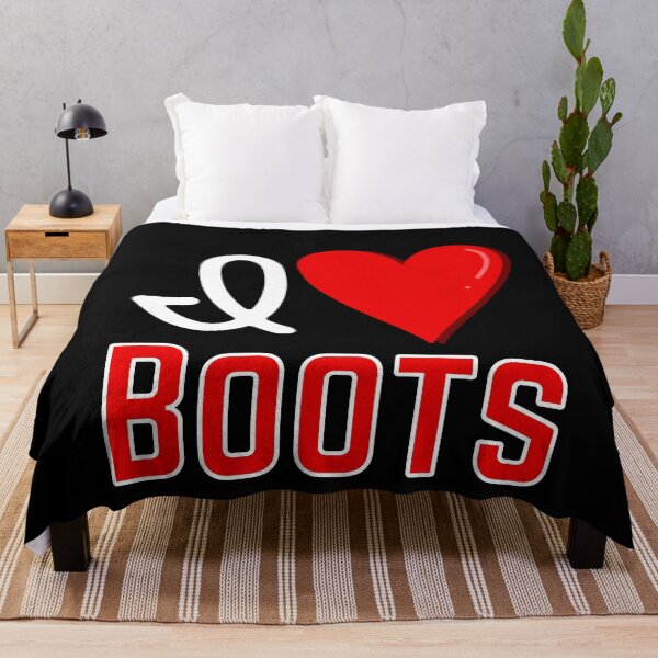 Item preview, I love Boots, Funny Boot Lover Design designed and sold by Constant Readers.