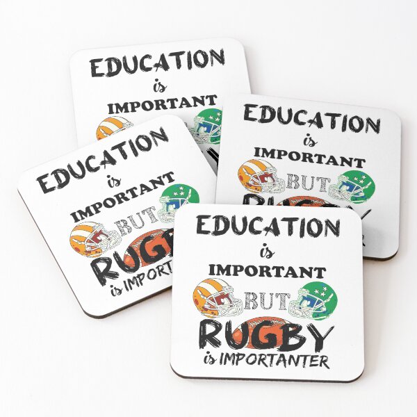 Item preview, education is important but rugby is importanter designed and sold by Innovational.