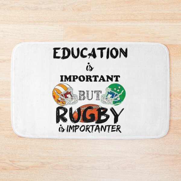 Item preview, education is important but rugby is importanter designed and sold by Innovational.