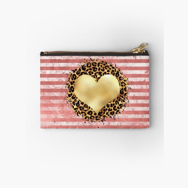 Item preview, Gold Foiled Heart Leopard designed and sold by storyboxdesigns.