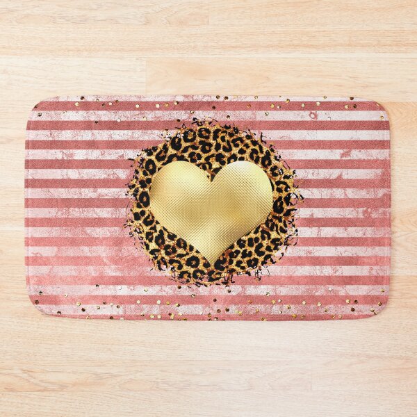 Item preview, Gold Foiled Heart Leopard designed and sold by storyboxdesigns.