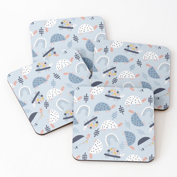 Item preview, Abstract Turtles On Blue  designed and sold by MignonBeauty.