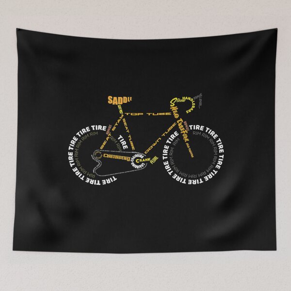 Item preview, Bicycle Anatomy - Cycling Is Life designed and sold by spherevilla.