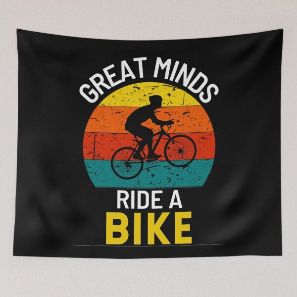 Item preview, Great Minds Ride A Bike Funny Bike Sayings And Quotes designed and sold by chetan786.