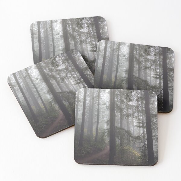 Item preview, Foggy morning hike in forest designed and sold by naturecdesigns.
