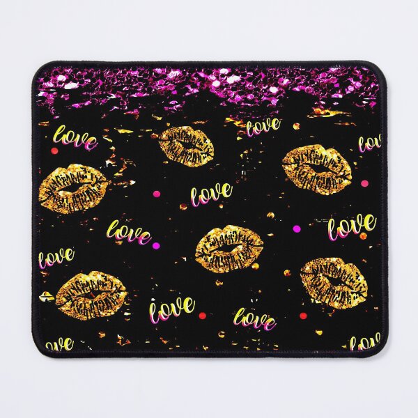 Item preview, Gold Lips Love designed and sold by storyboxdesigns.