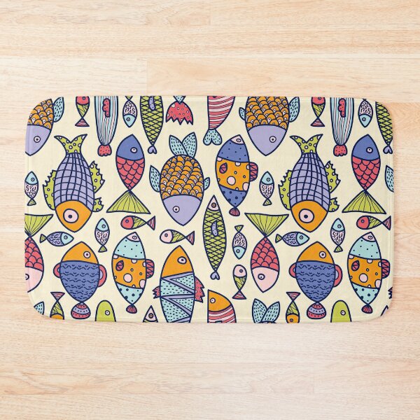 Item preview, Colorful Fish Hand Drawing designed and sold by MignonBeauty.
