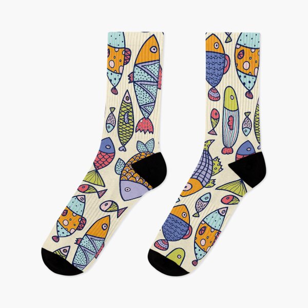 Item preview, Colorful Fish Hand Drawing designed and sold by MignonBeauty.