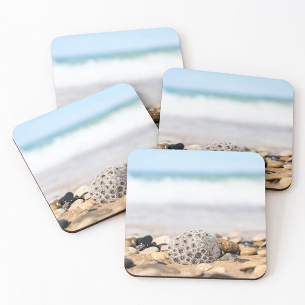 Item preview, Petoskey Stone on Lake Michigan Beach designed and sold by opptop.