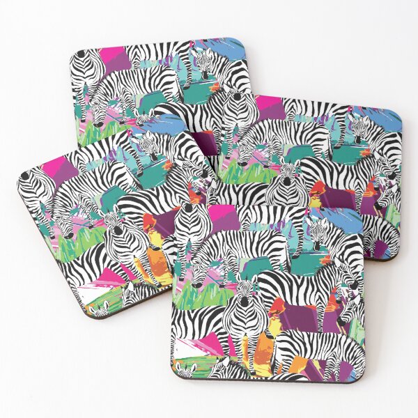 Item preview, Colorful Zebra Art designed and sold by MignonBeauty.