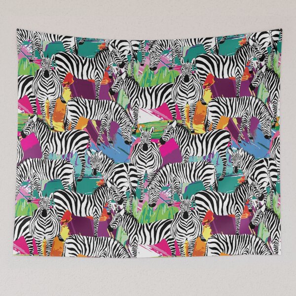 Item preview, Colorful Zebra Art designed and sold by MignonBeauty.