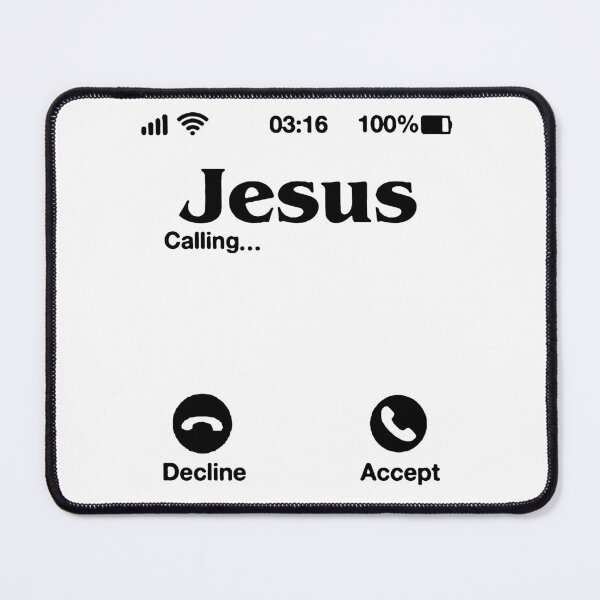 Item preview, Jesus is calling Love Jesus Got Jesus boyfriend Cool Mountain Gift Premium Apparel Funny Holiday Xmas designed and sold by DesignByHeartUK.