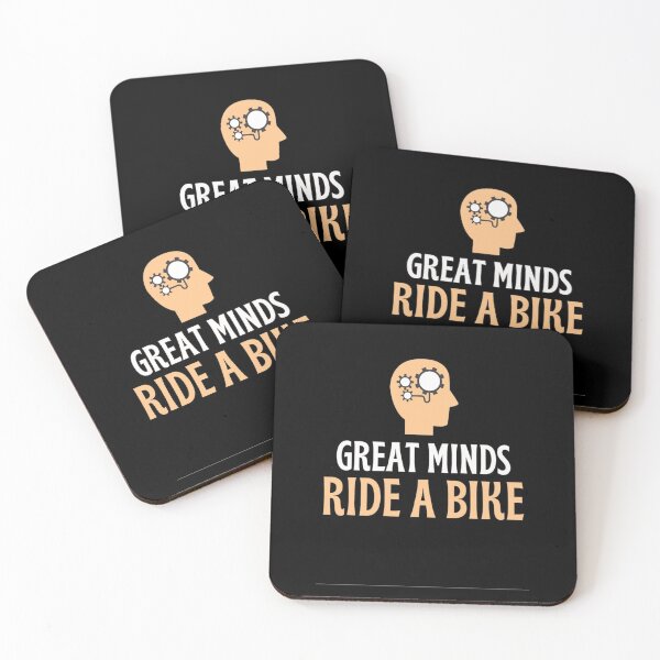 Item preview, Great Minds Ride A Bike Funny Bike Sayings And Quotes designed and sold by chetan786.