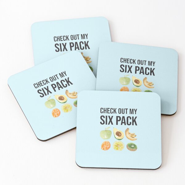 Item preview, Check Out My Six Pack Fruit Funny Fitness Quote designed and sold by NatureGlow.