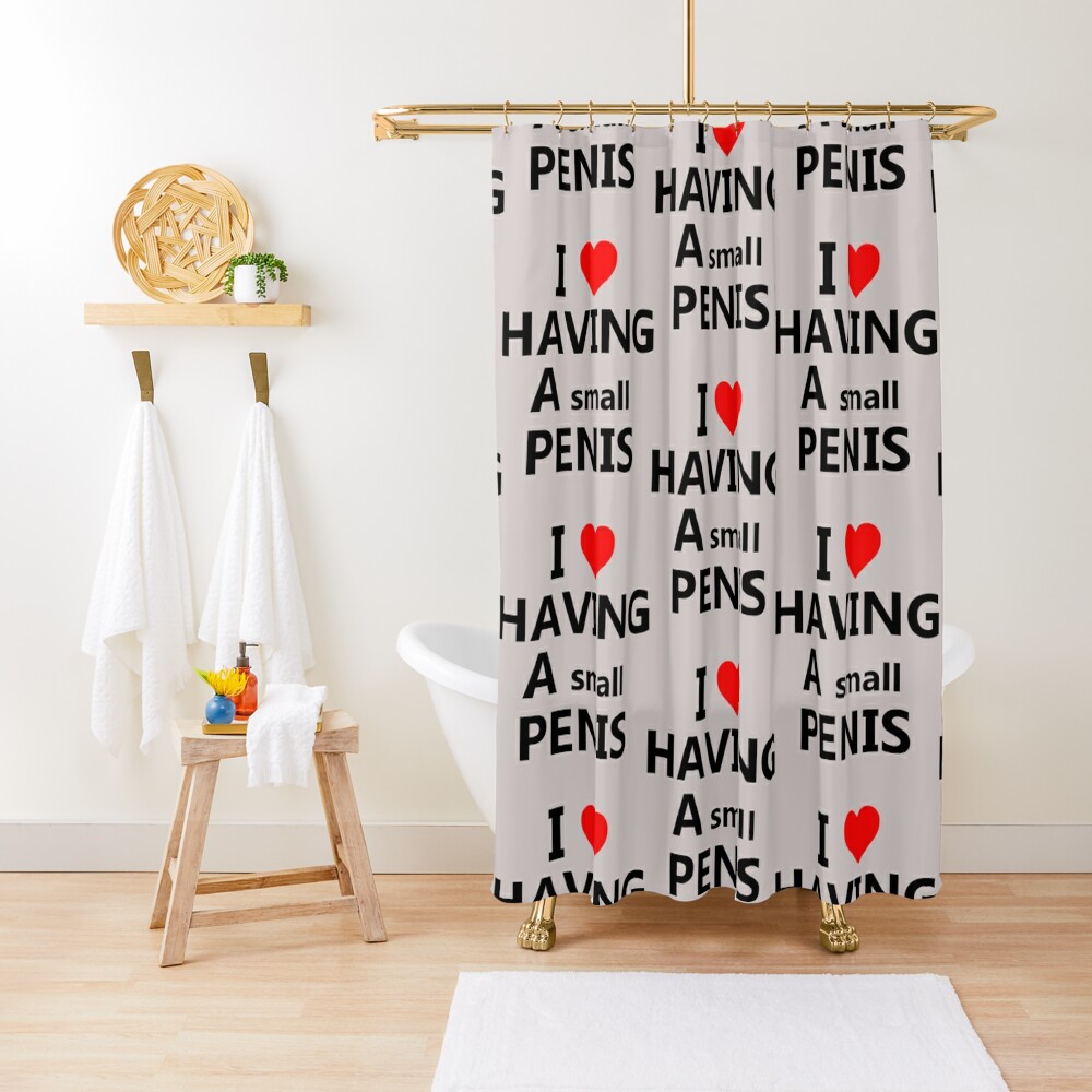 Penis shower curtain