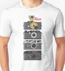 Leica camera evolution Unisex T-Shirt