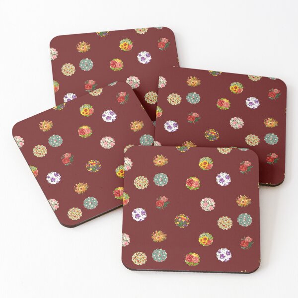 Item preview,  Mixed Flower Shaped Blooming Vintage Flowers Colorful Florals designed and sold by silviaol.