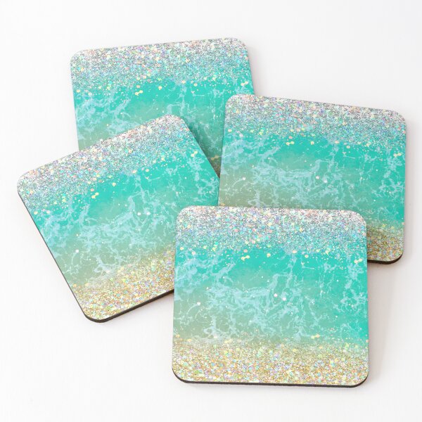 Item preview, Beach Galaxy Teal Waves designed and sold by storyboxdesigns.