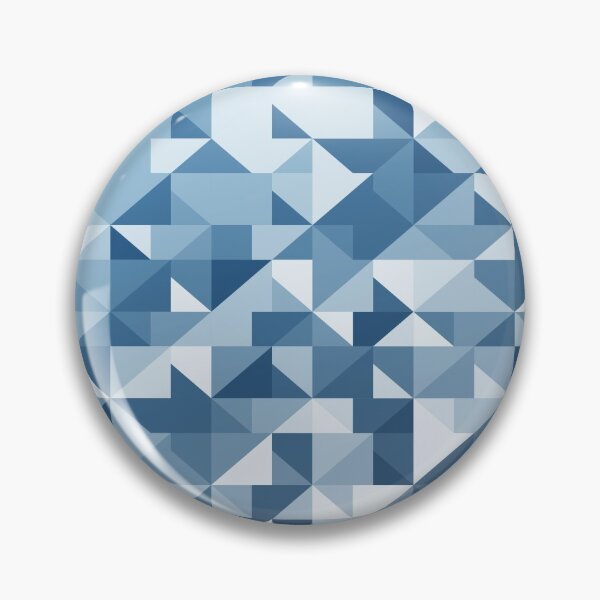 Item preview, Blue Triangles Geometric designed and sold by storyboxdesigns.