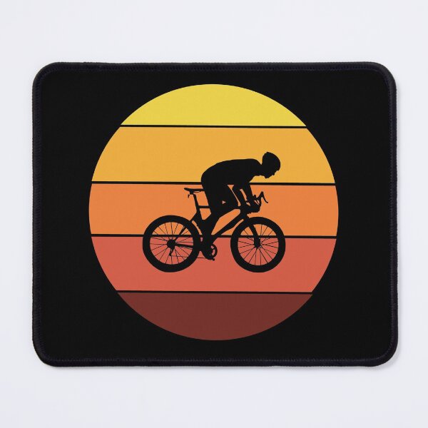 Item preview, Vintage Retro Sunset Cycling Bicycle Cyclist Gift designed and sold by TastefulTees.