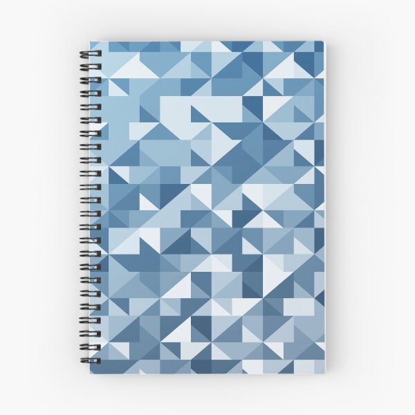 Item preview, Blue Triangles Geometric designed and sold by storyboxdesigns.