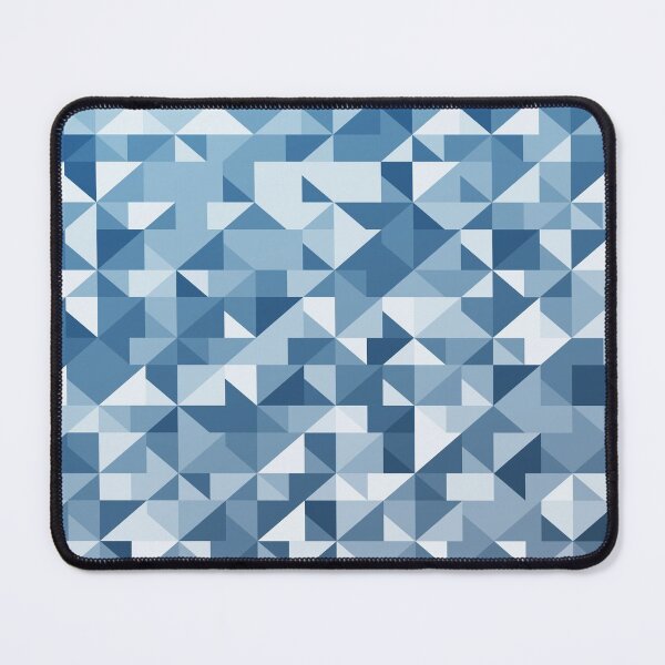 Item preview, Blue Triangles Geometric designed and sold by storyboxdesigns.