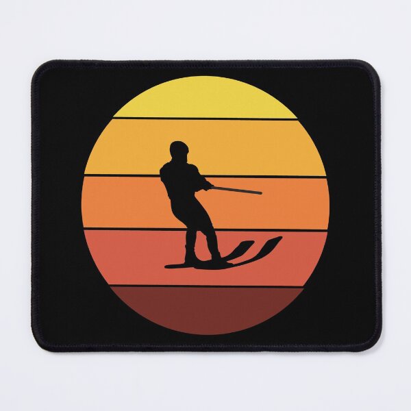 Item preview, Vintage Retro Sunset Water Ski Sport Gift designed and sold by TastefulTees.