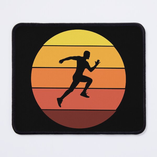 Item preview, Vintage Retro Sunset Running Runner Marathon Gift designed and sold by TastefulTees.