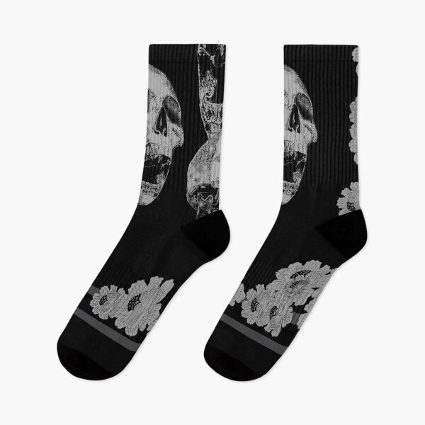 Item preview, Skull black & white_1a designed and sold by SueKnox.