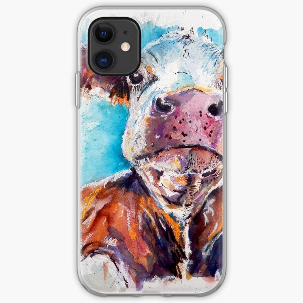 Optimistic Cow iPhone Soft Case