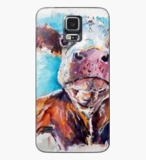 Optimistische Kuh Hülle & Klebefolie für Samsung Galaxy