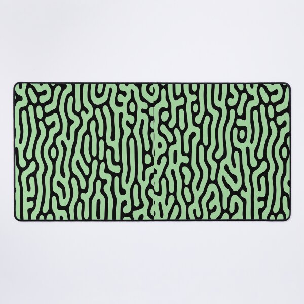 Item preview, Light Green and Black Turing Pattern designed and sold by rp-art.