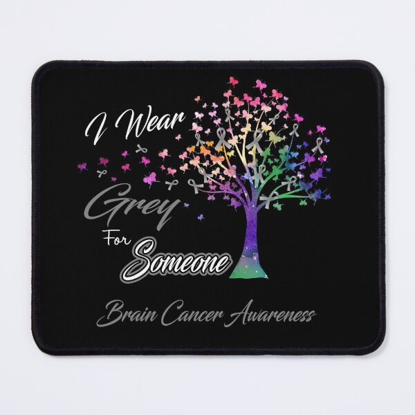 Item preview, Ribbon Tree I Wear Grey For Someone Brain Cancer Awareness designed and sold by Tadmab.