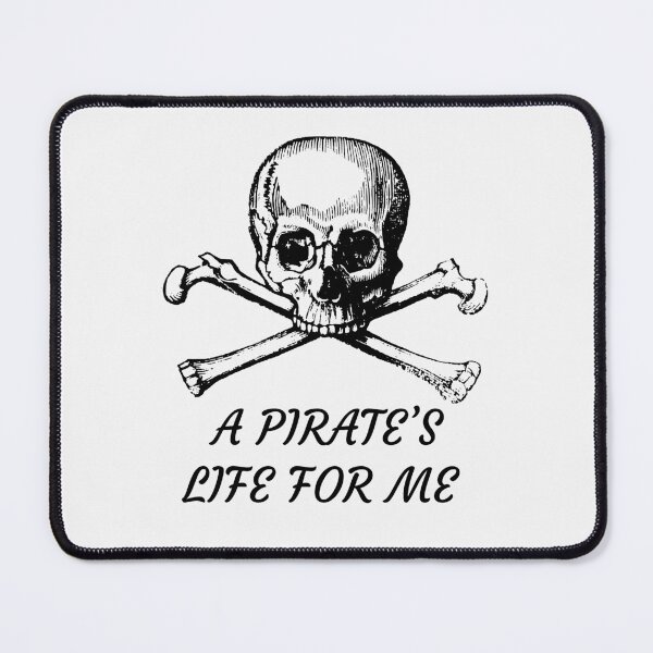 Item preview, Skull & Crossbones A Pirate's Life For Me Design White designed and sold by DeYoungFashion.