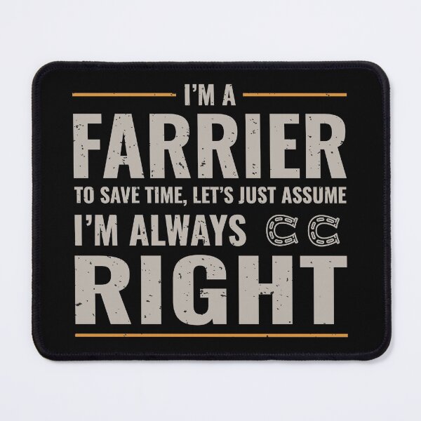 Item preview, Farrier Funny Saying Blacksmith Gift designed and sold by TastefulTees.