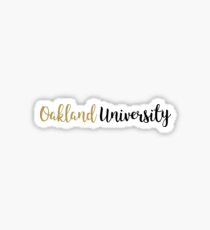 Oakland University Sticker