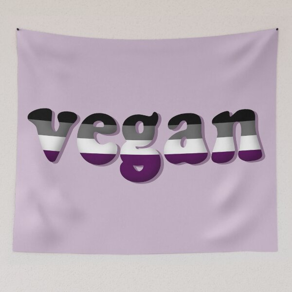 Item preview, Vegan Ace Pride Flag Retro LGBTQ Asexual designed and sold by cashewdays.