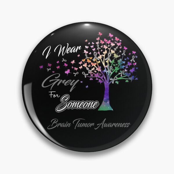 Item preview, Ribbon Tree I Wear Grey For Someone Brain Tumor Awareness designed and sold by Tadmab.