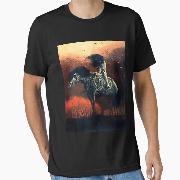 Item preview, Untitled (Horse Rider), by Zdzisław Beksiński Classic designed and sold by CarlaWilkinson.