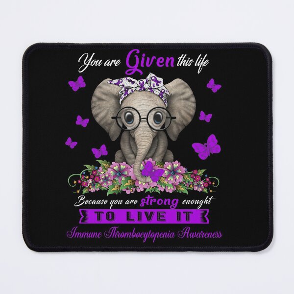 Item preview, Immune Thrombocytopenia Warrior Cute Elephant Lover Gifts designed and sold by Adropine.