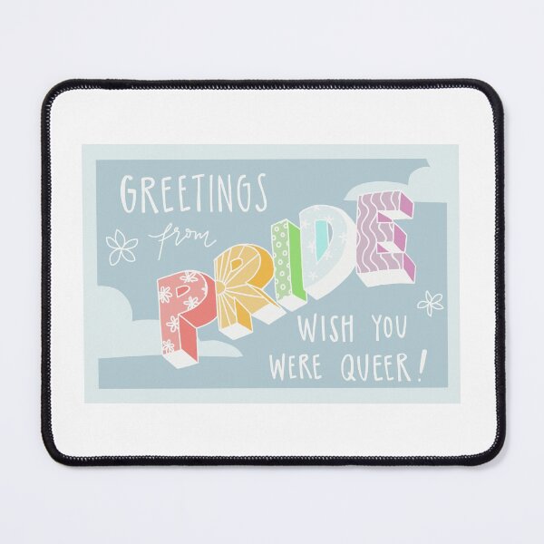 Item preview, greetings from pride postcard designed and sold by beethecowboy.